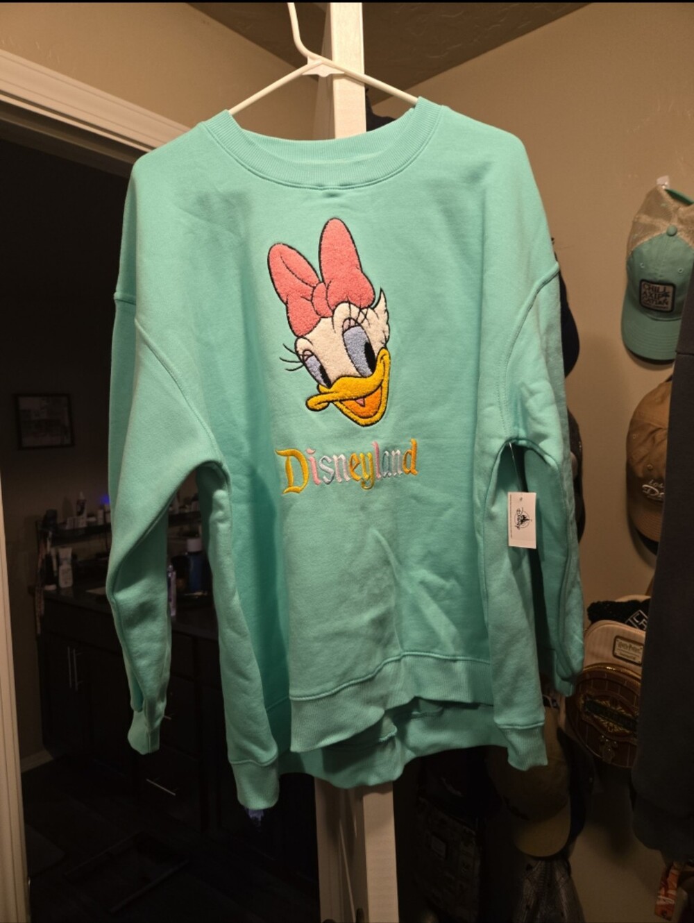 Disney Teal Crewneck Sweatshirt
